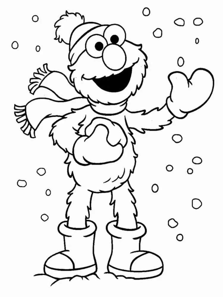 sesame street coloring pages to print