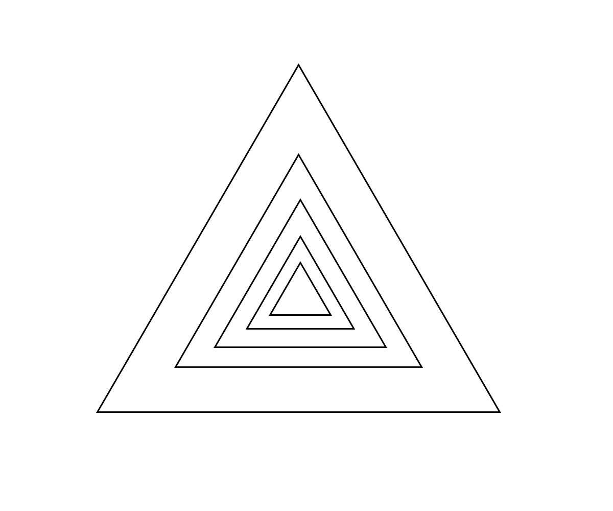 triangle shape coloring pages