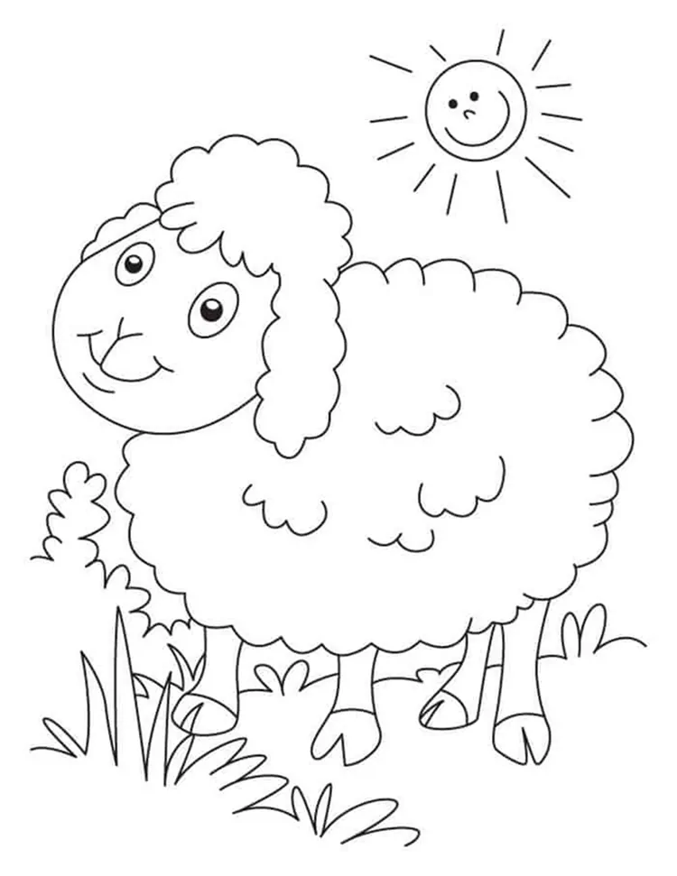 baba black sheep coloring pages