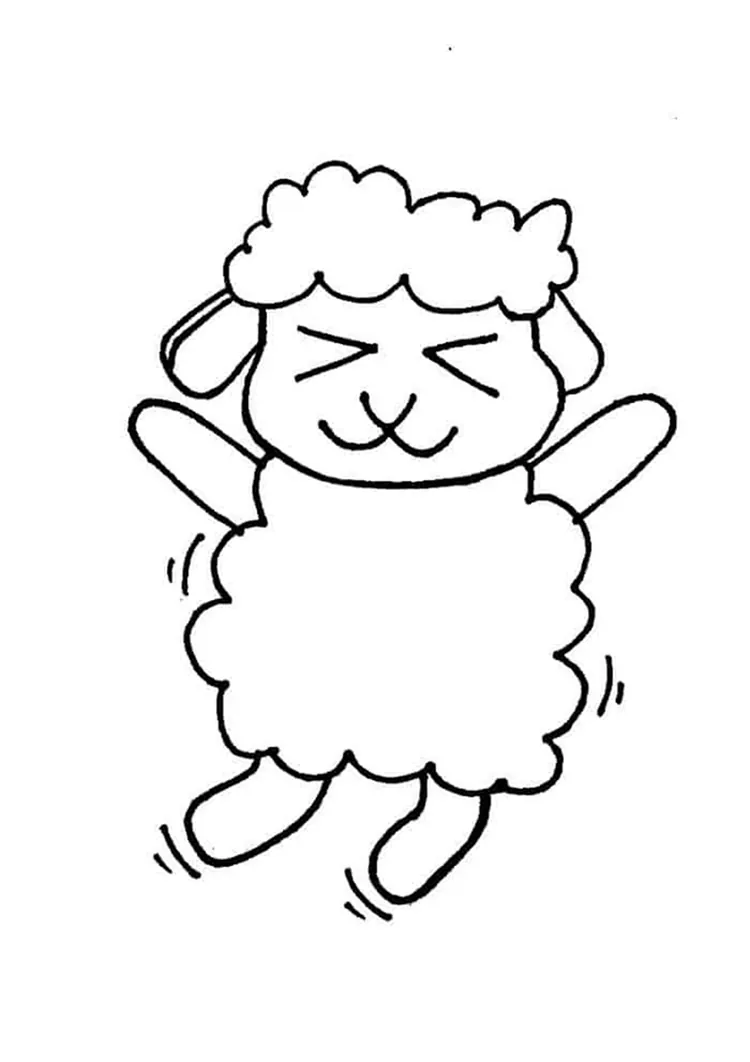 sheep coloring pages