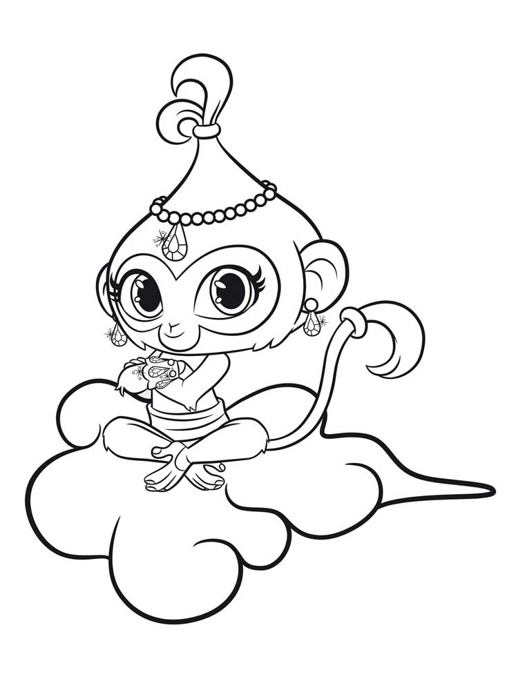 shimmer and shine coloring pages for free