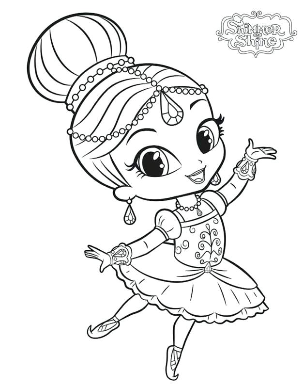 shimmer and shine coloring pages printable