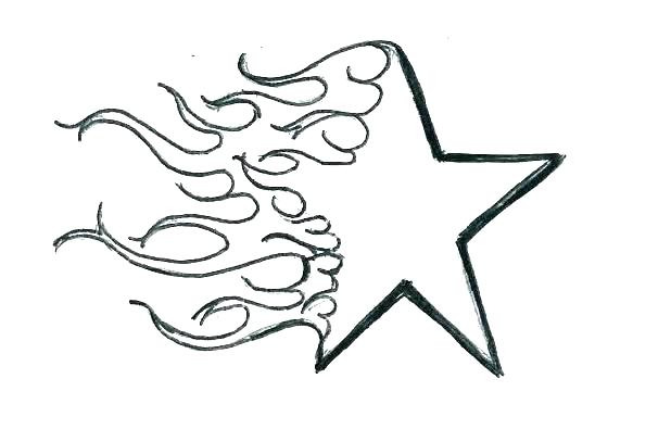 shooting star coloring pages