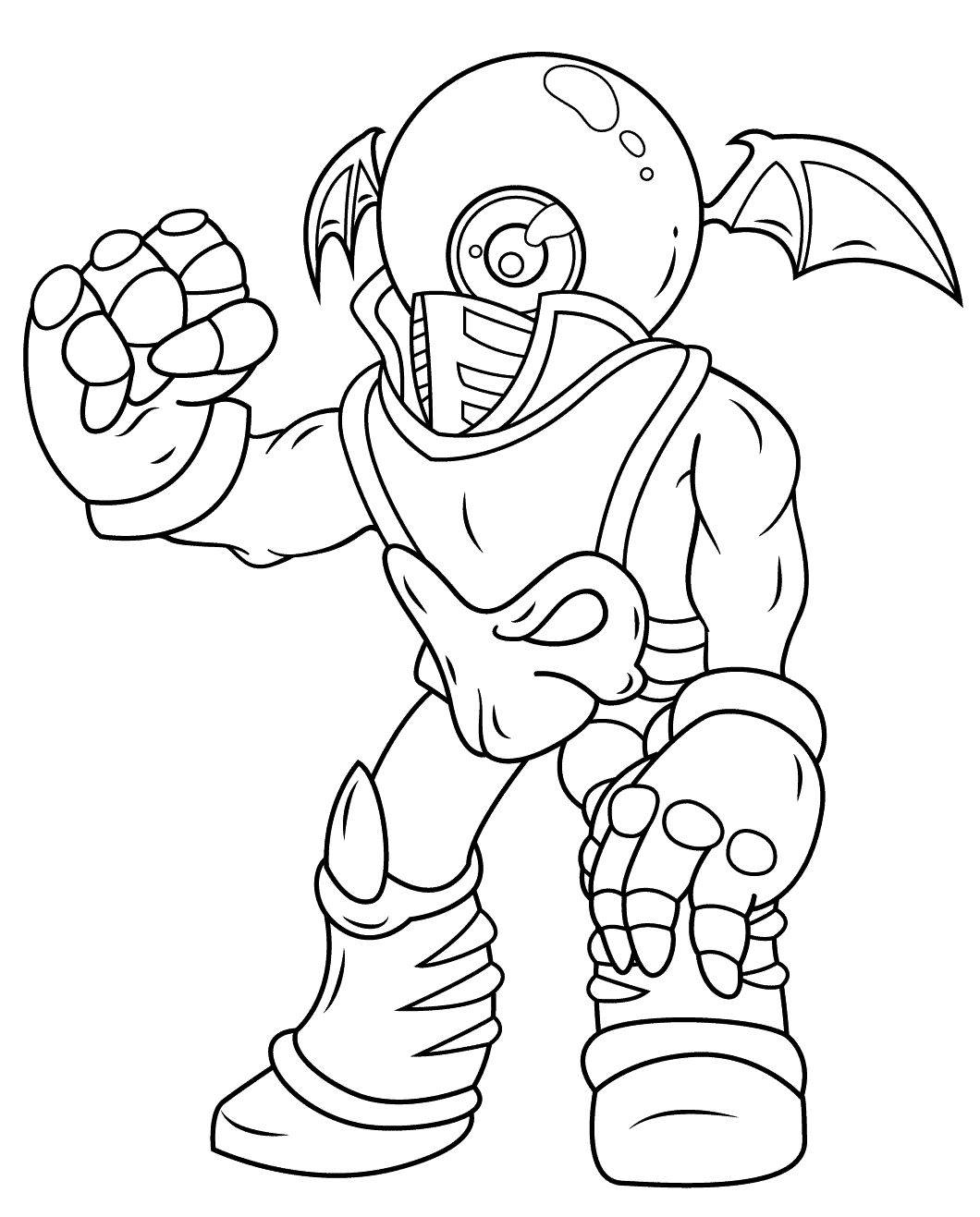 skylanders giants hot dog coloring pages