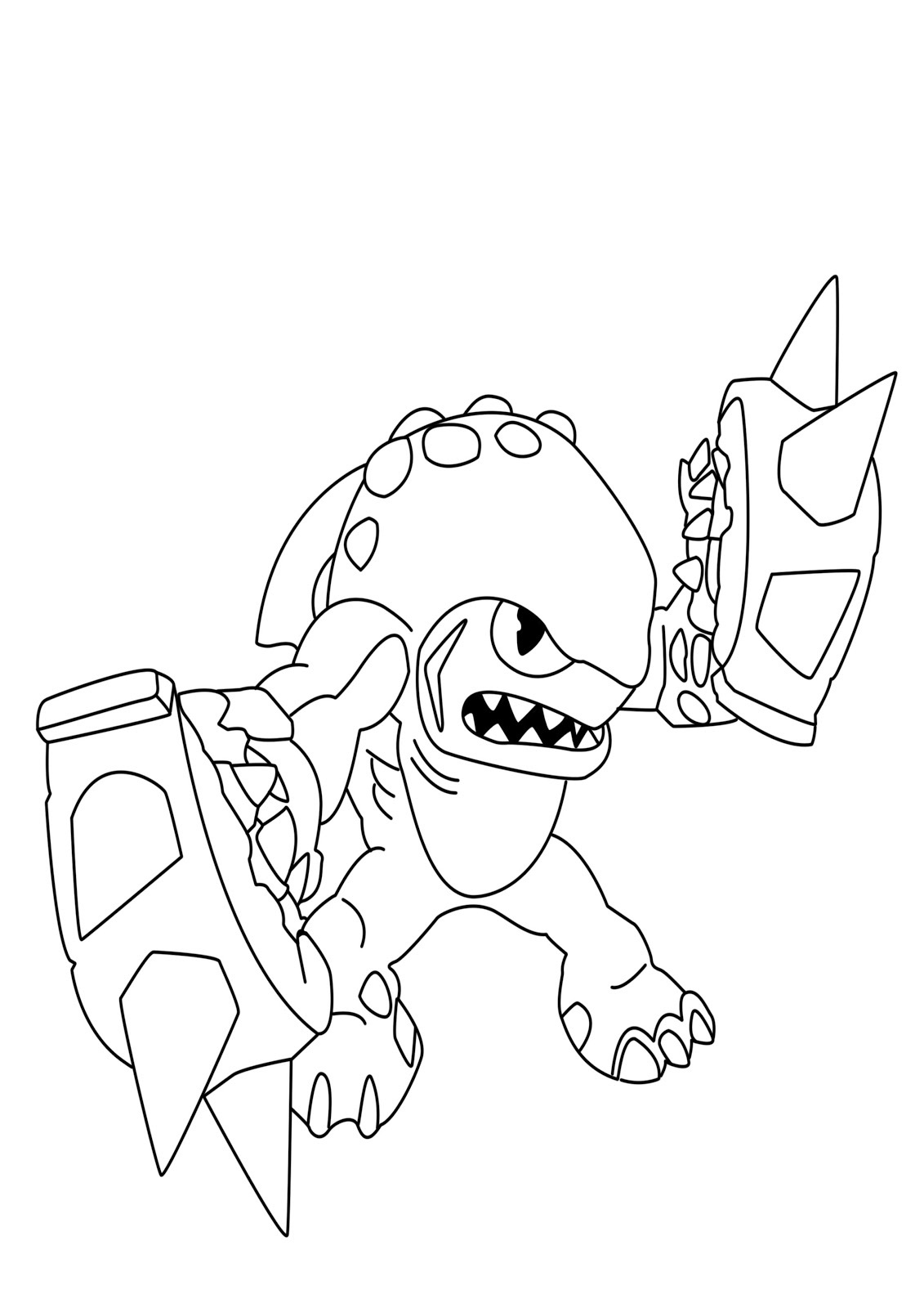 skylander superchargers coloring pages