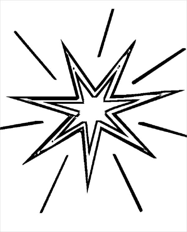 small star coloring pages