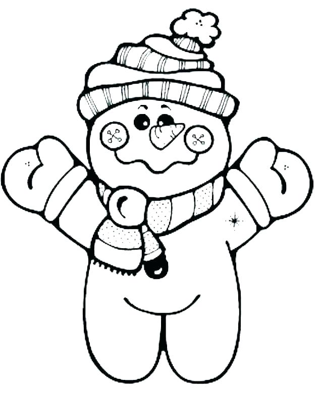 snowman coloring pages free