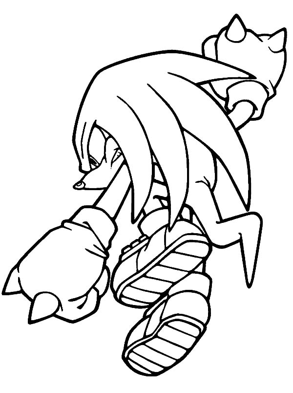 sonic coloring pages free printable