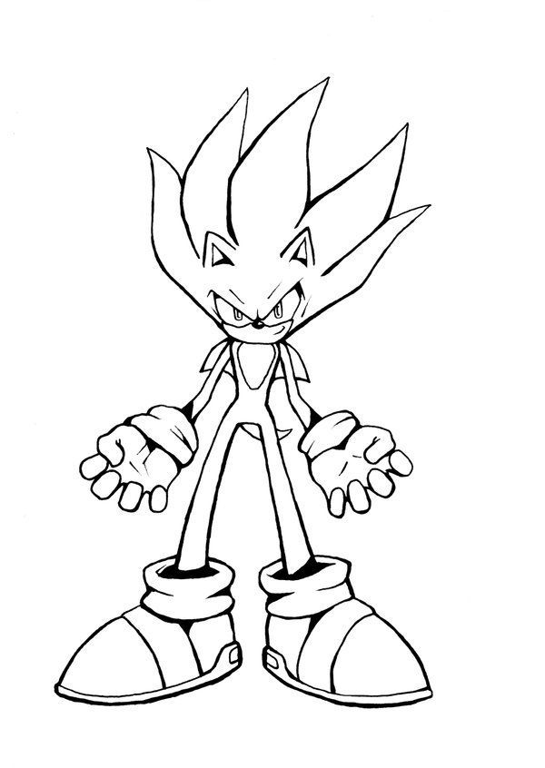 sonic coloring pages free