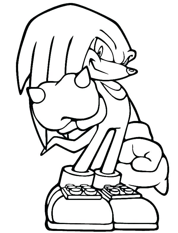 sonic coloring pages pdf
