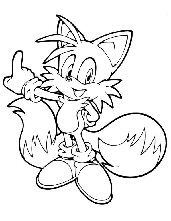sonic coloring pages printable