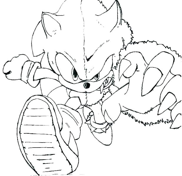 sonic coloring pages to print