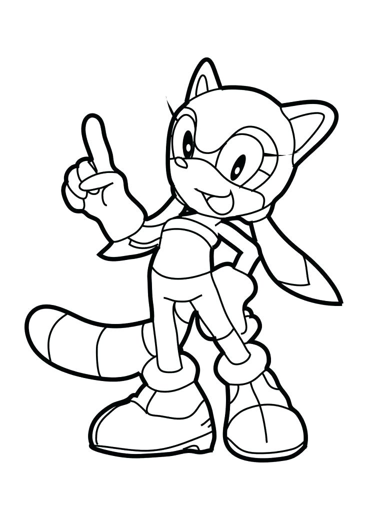 sonic tails coloring pages