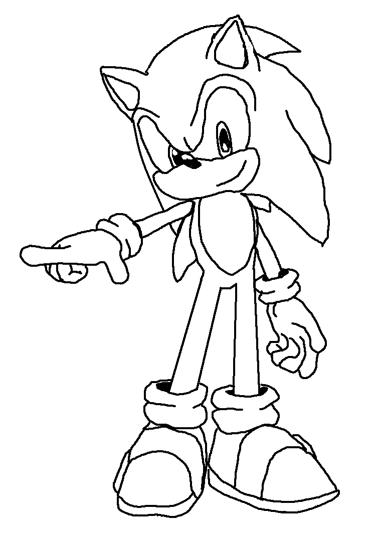 sonic team coloring pages