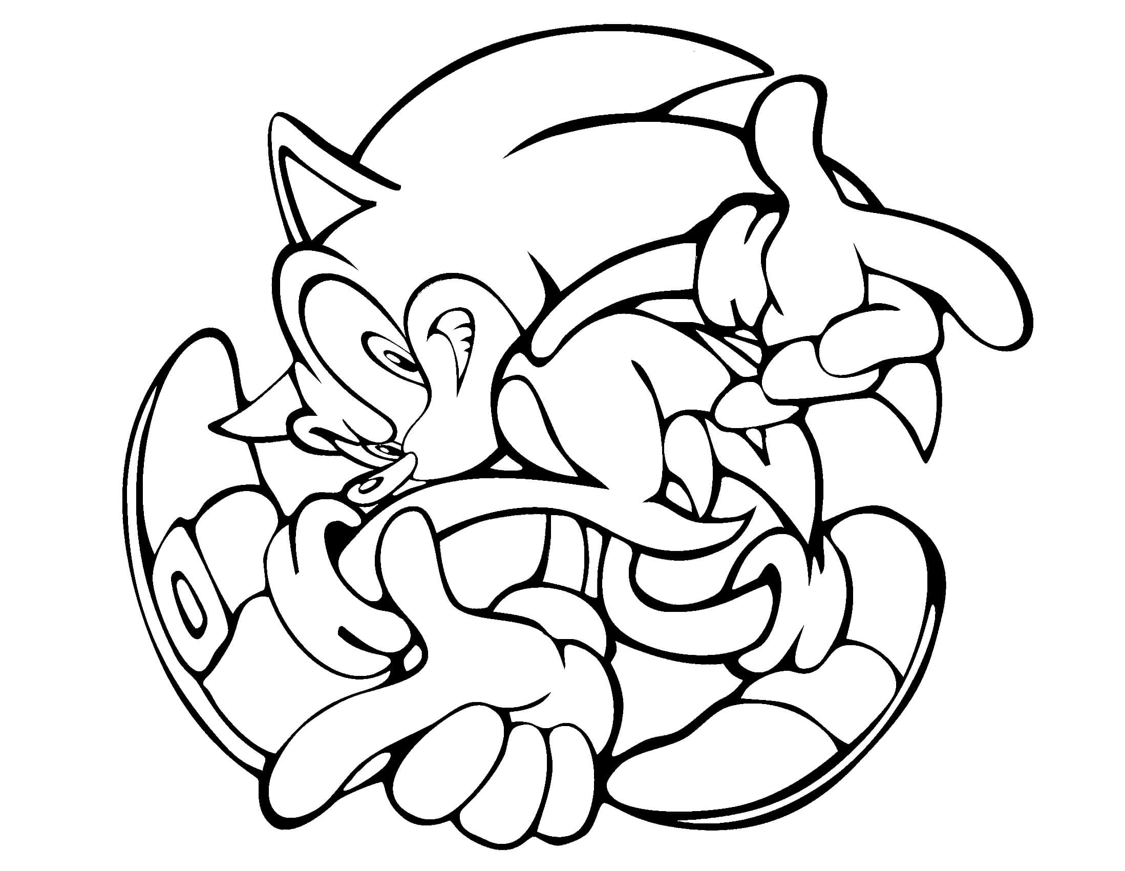 sonic unleashed coloring pages