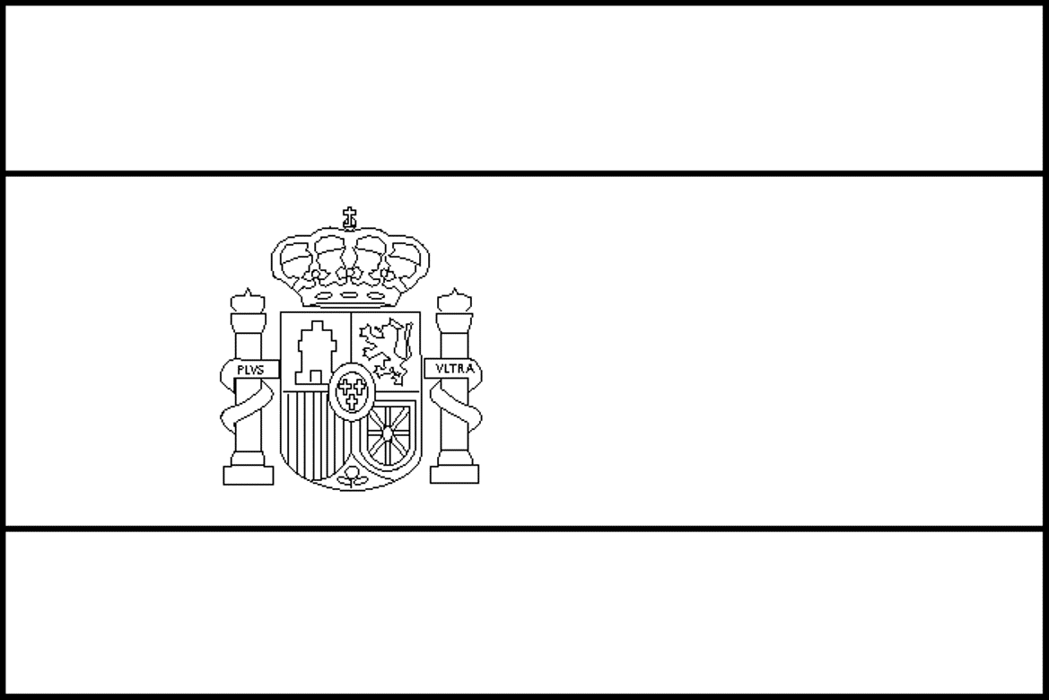 spanish flag coloring pages