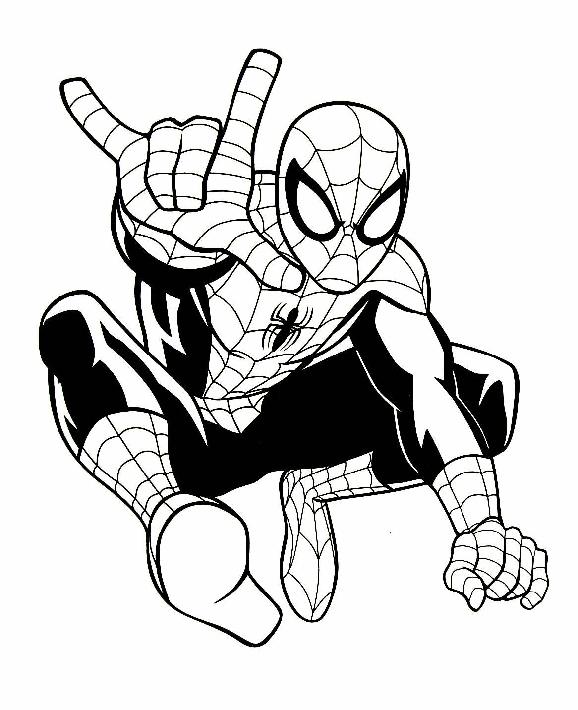 spectacular spiderman coloring pages