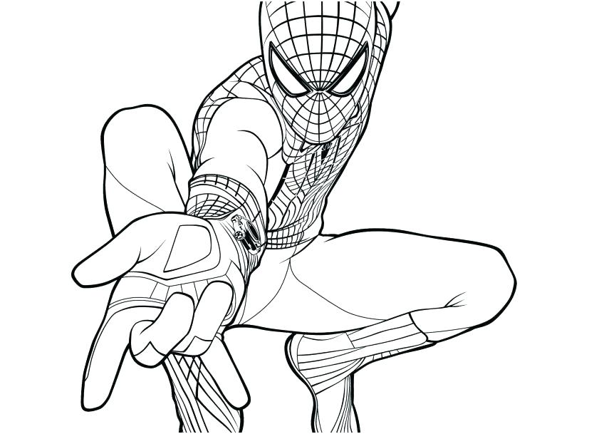 spiderman coloring pages for free