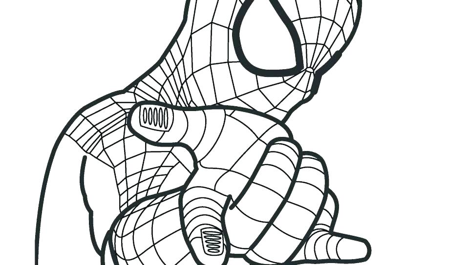 spiderman coloring pages for kids