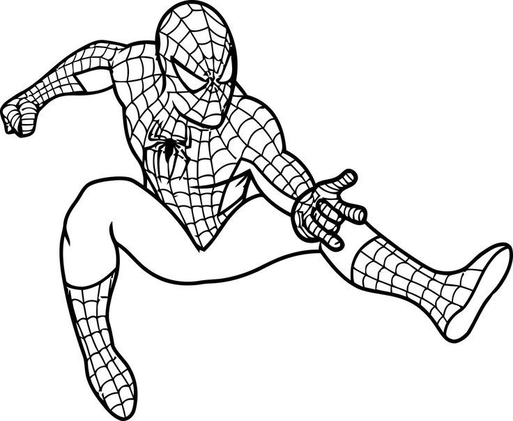 spiderman coloring pages for preschoolers