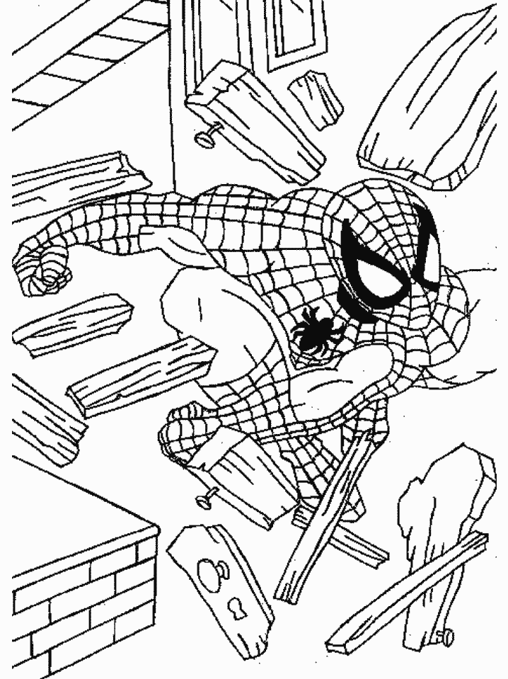 spiderman coloring pages online