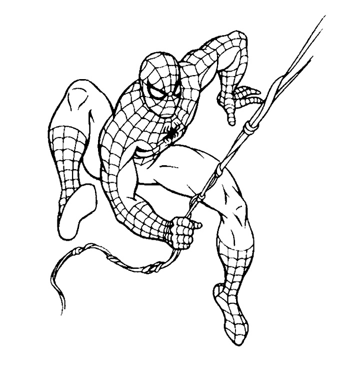 spiderman coloring pages printable