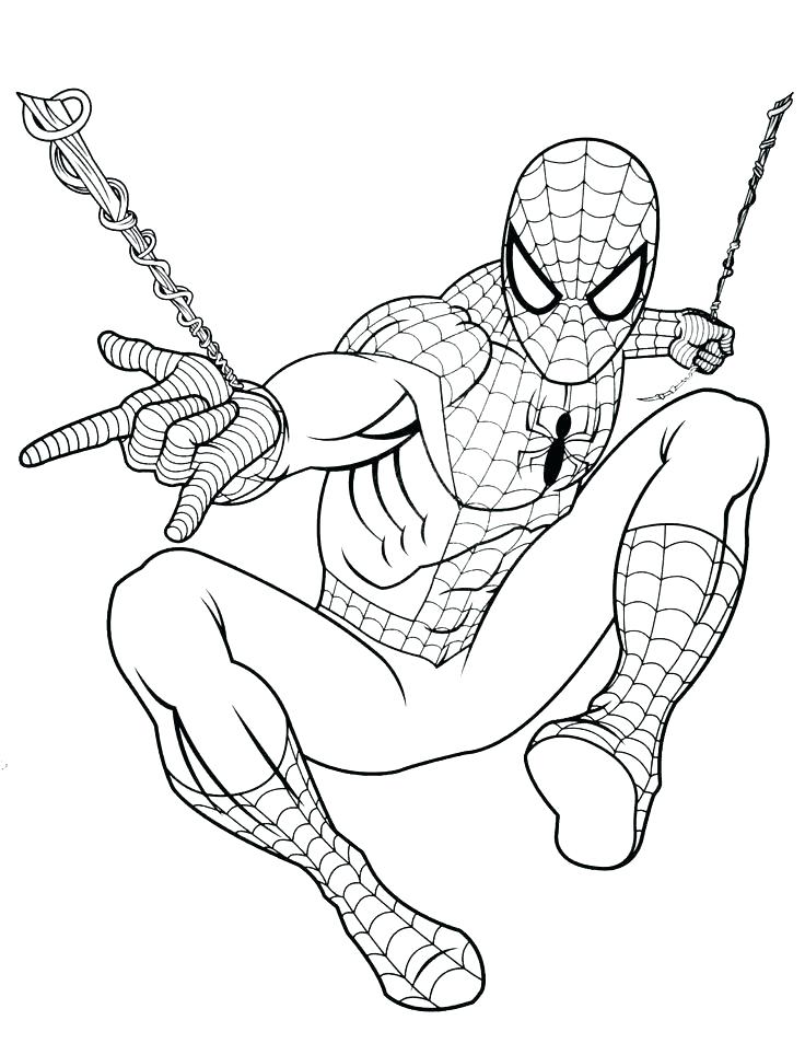 spiderman coloring pages to print out