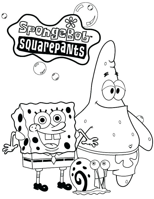 Printable Spongebob Coloring Pages PDF Ideas - Coloringfolder.com