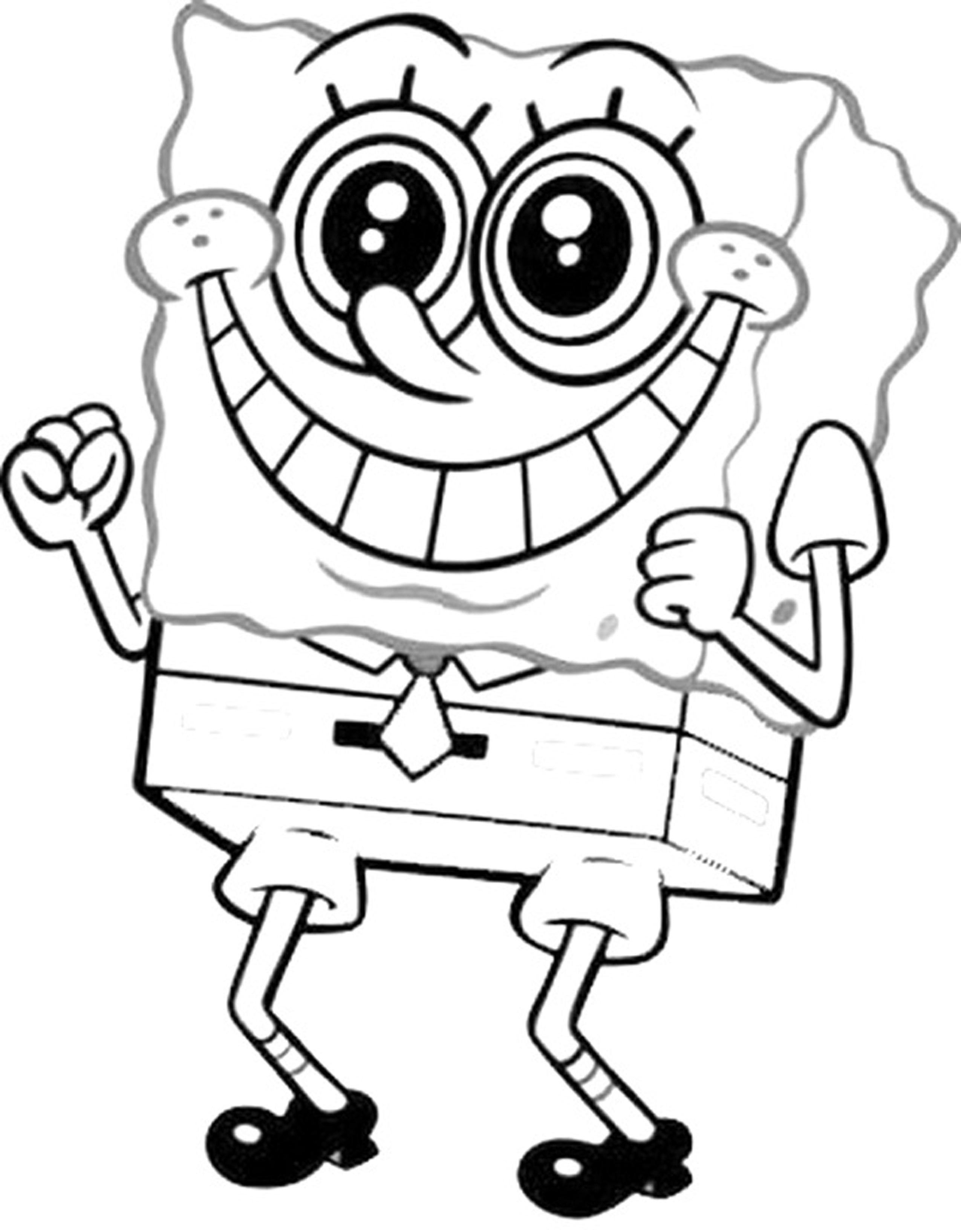 Spongebob Coloring Pages Printable for Free Download