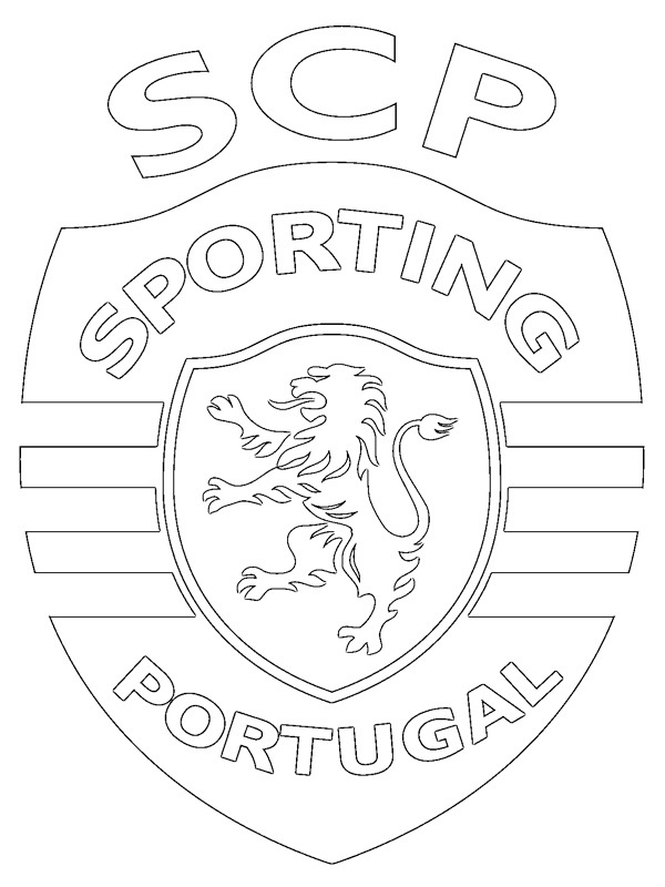sporting lissabon coloring pages