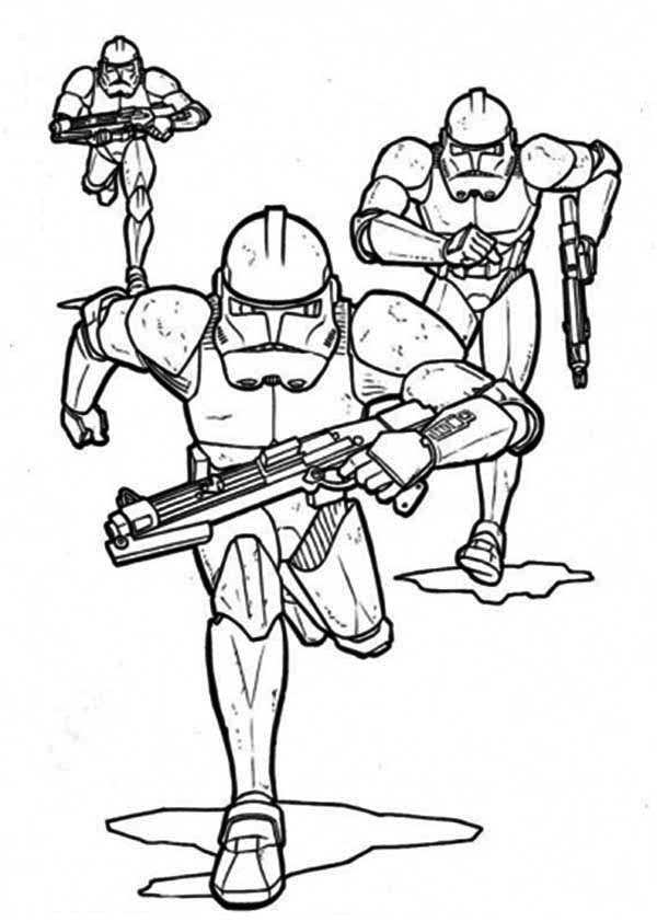 star wars coloring pages clone troopers