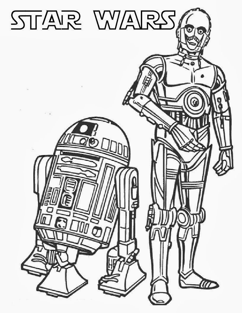 star wars coloring pages easy