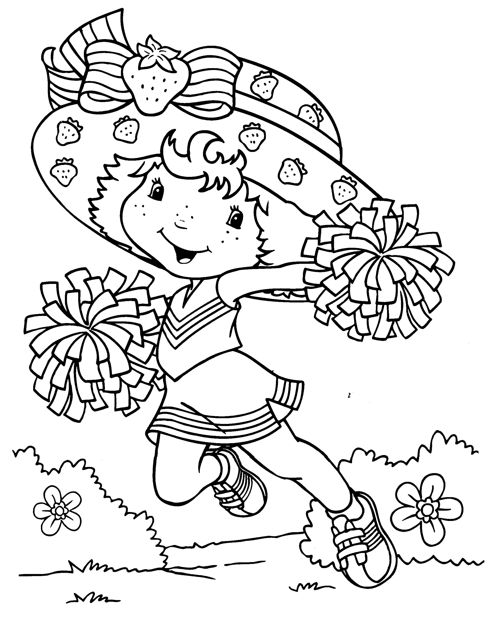 strawberry shortcake coloring pages