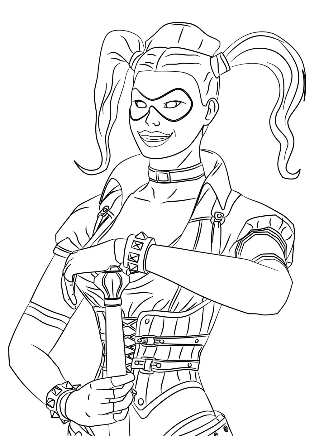 harley quinn coloring pages suicide squad