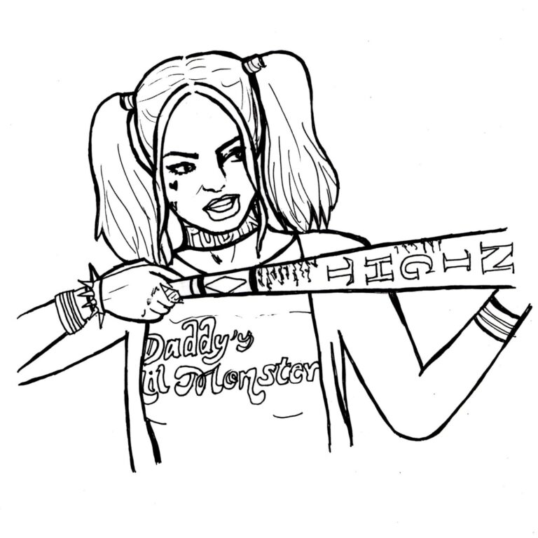 Suicide Squad Coloring Pages Pdf - Coloringfolder.com