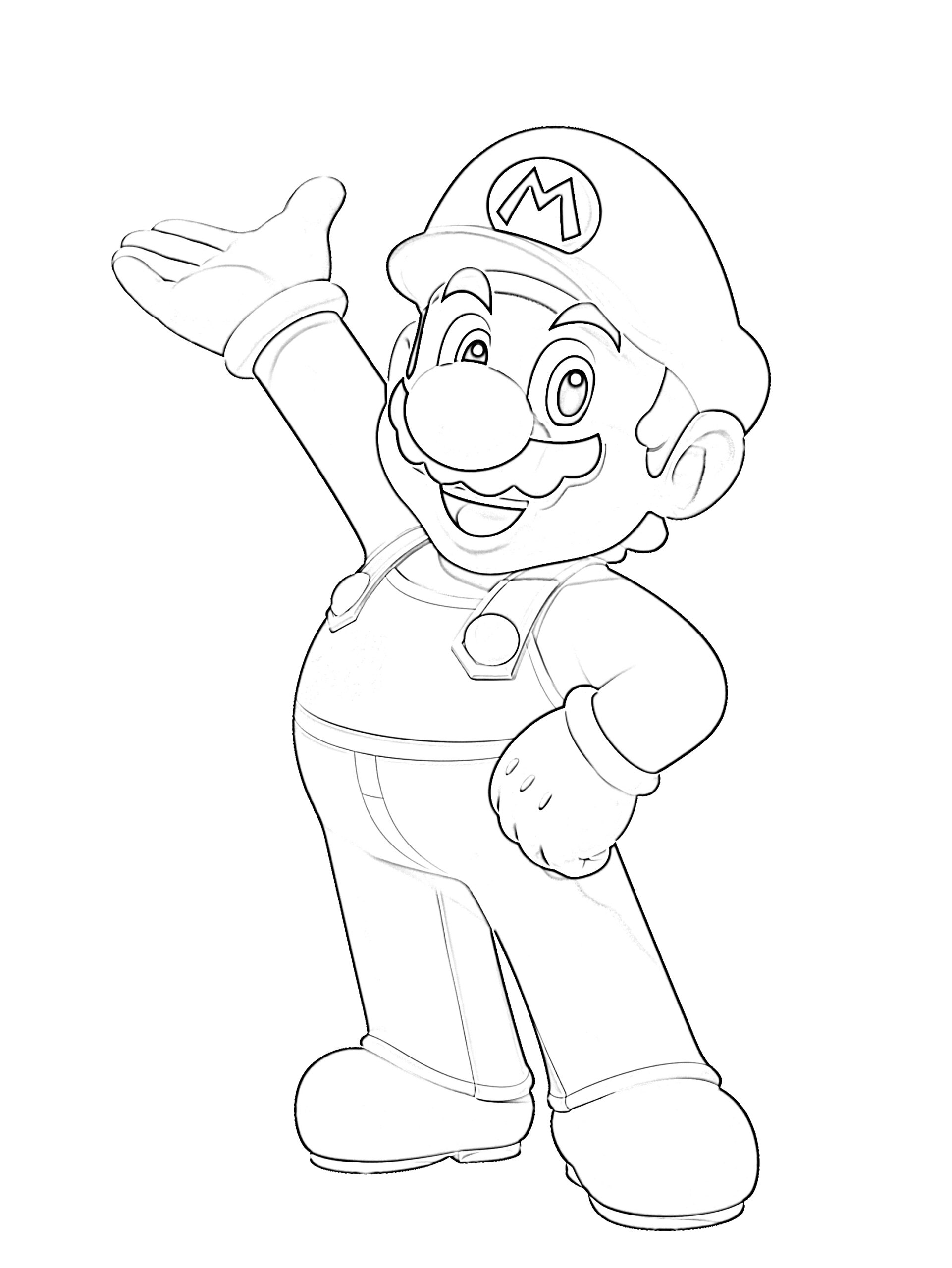 super mario odyssey coloring pages