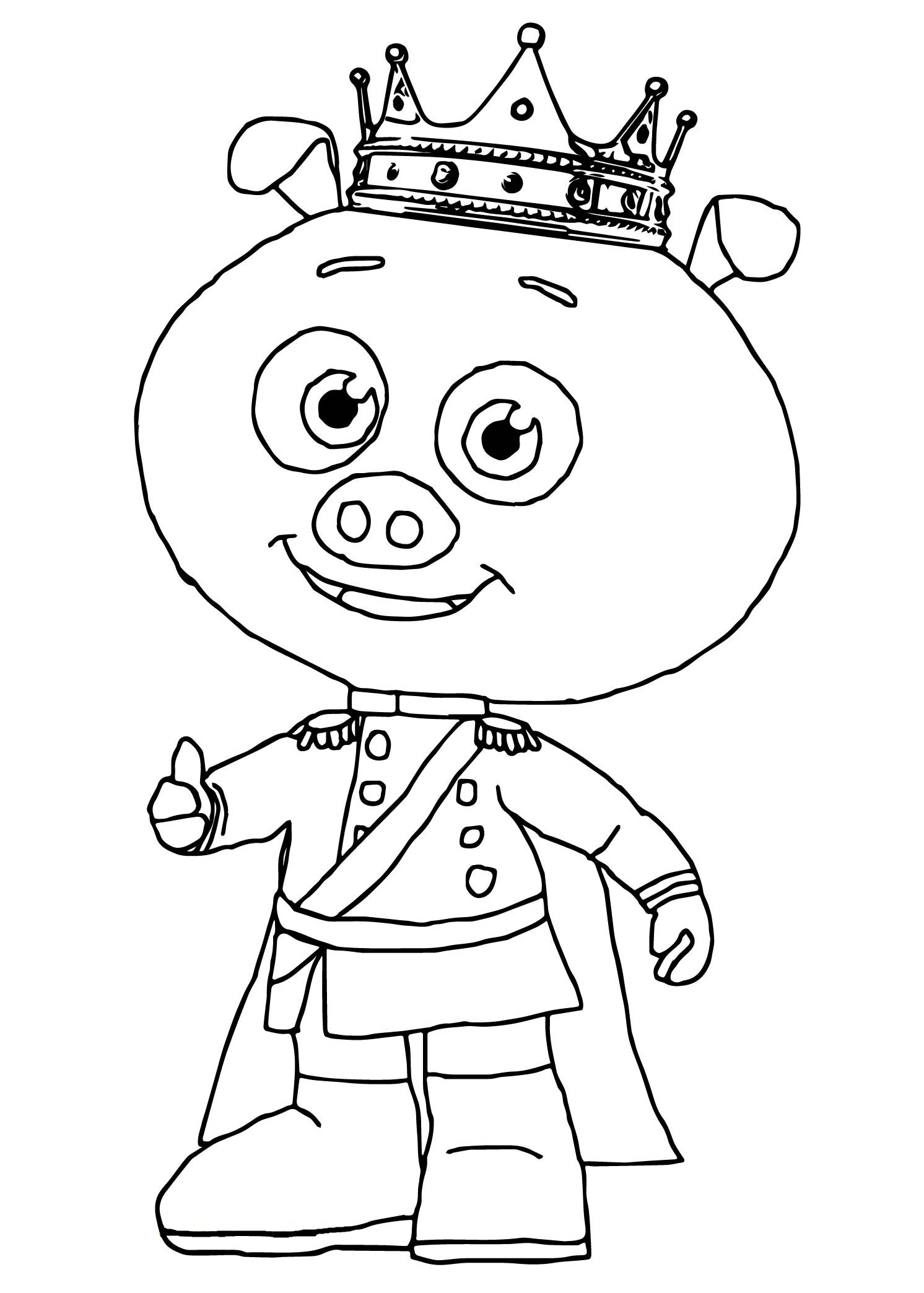 super why coloring pages with prince pig super why coloring page