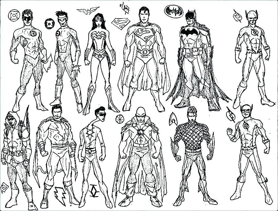 superhero coloring pages for adults