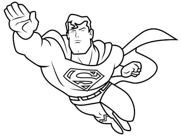 superhero coloring pages free to print
