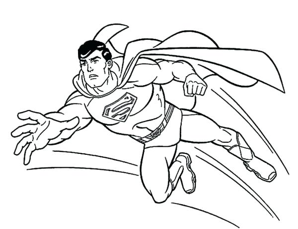 superman coloring pages for boys