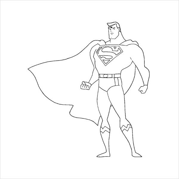 superman s coloring pages