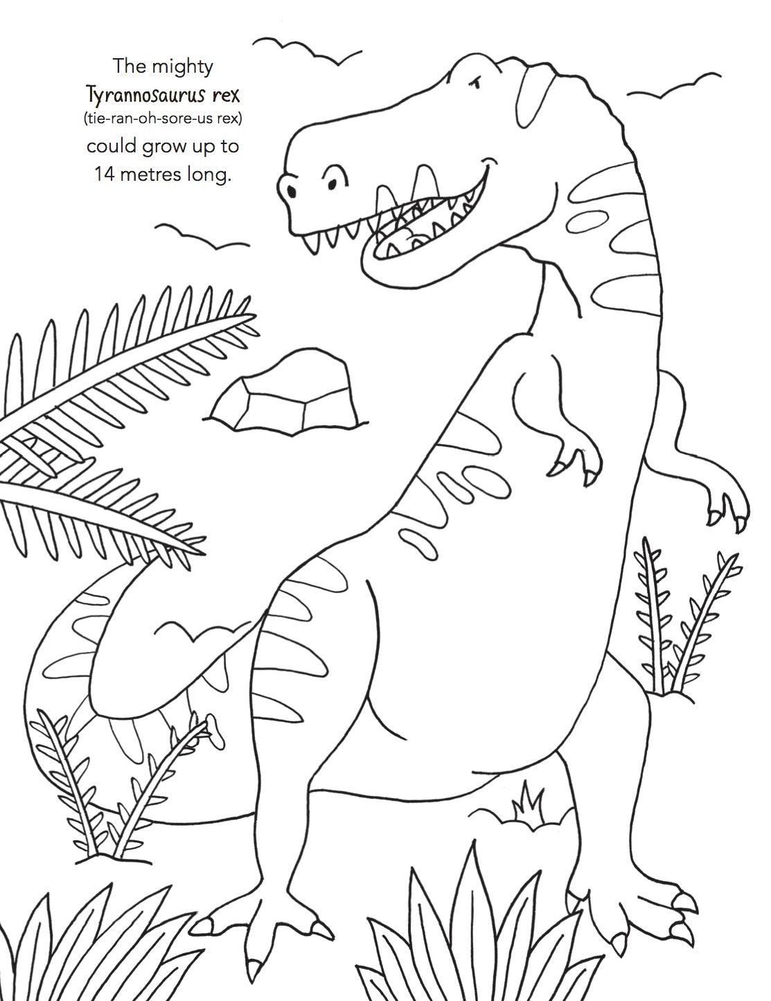 dinosaur coloring pages t rex