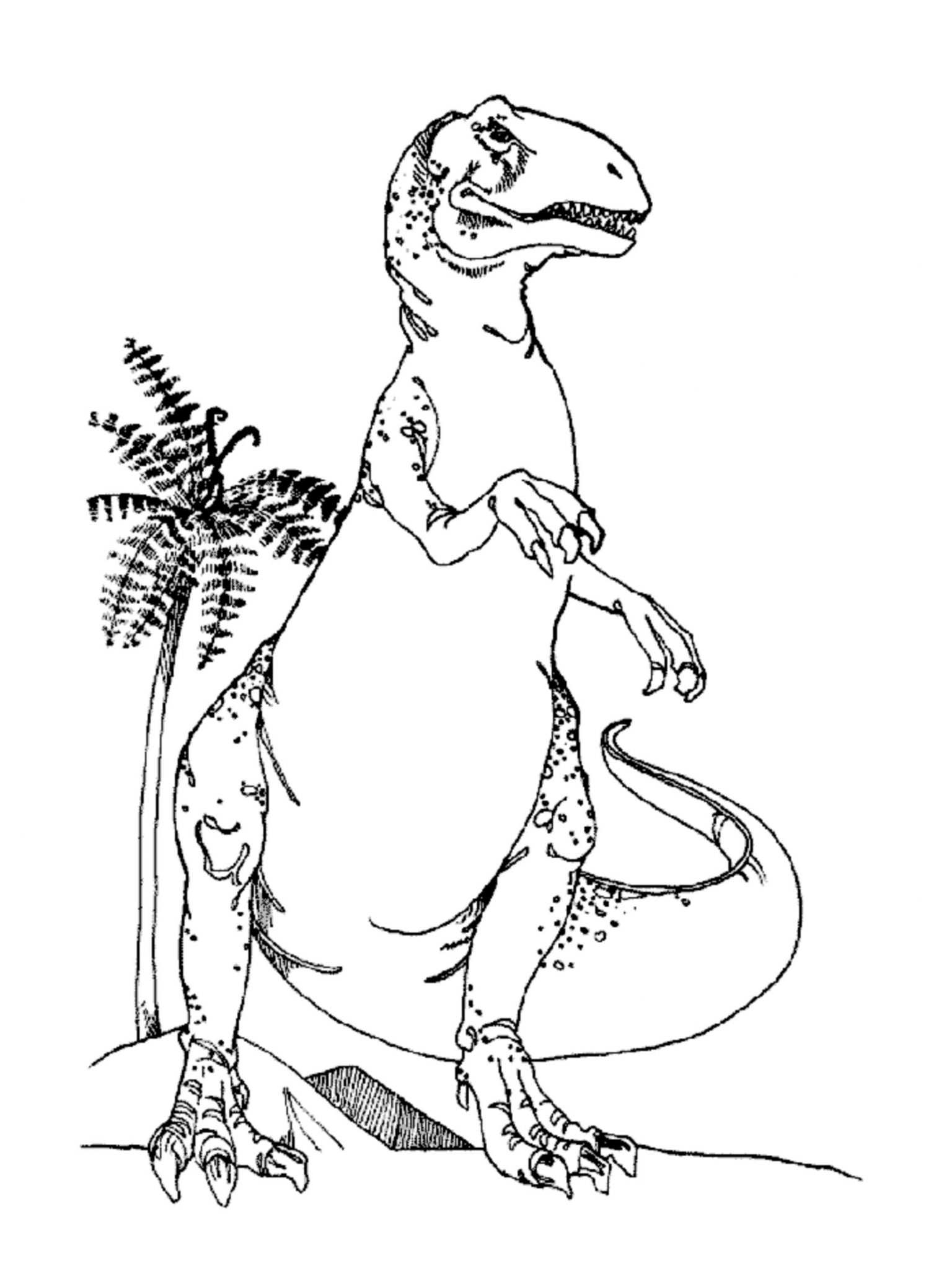 t rex coloring pages printable