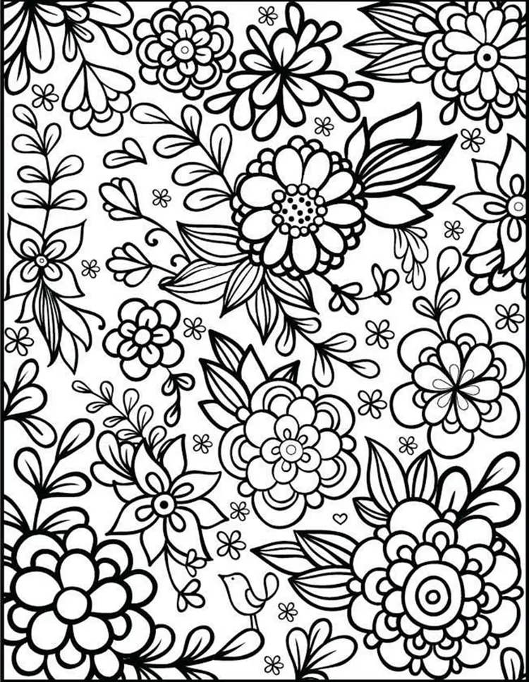detailed free teenage coloring pages