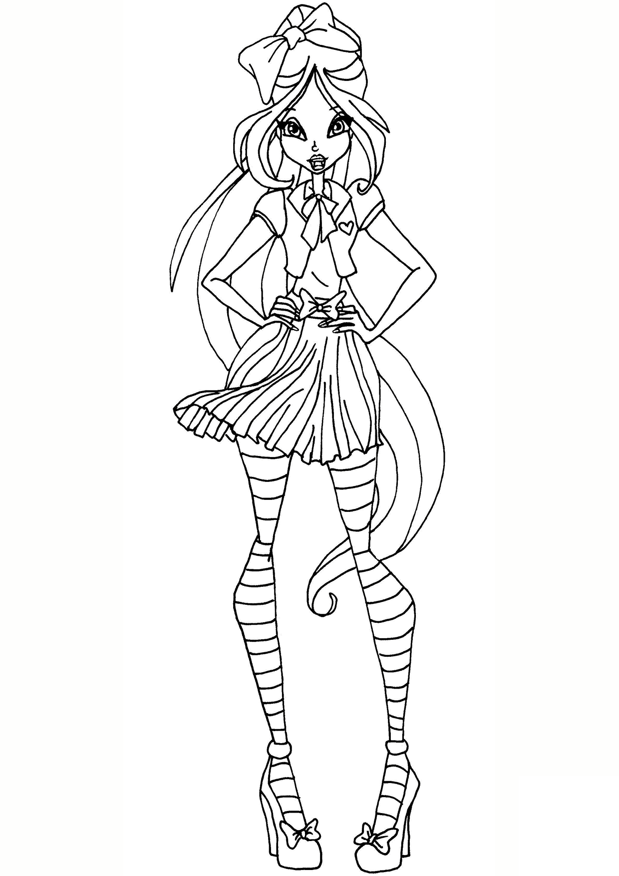 winx club sirenix musa coloring pages