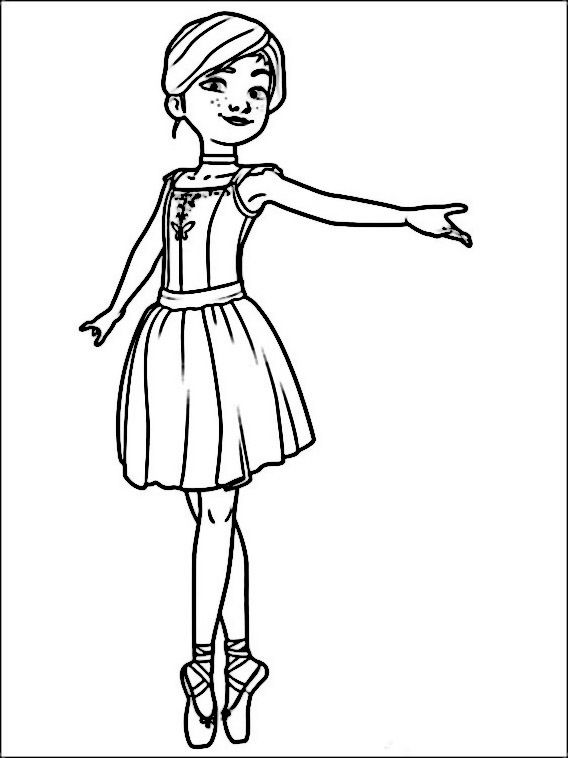 leap movie coloring pages