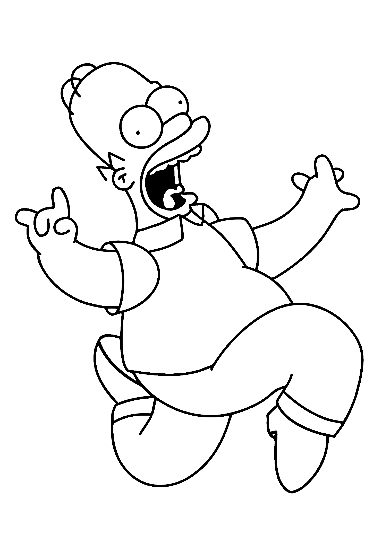 coloring pages simpsons