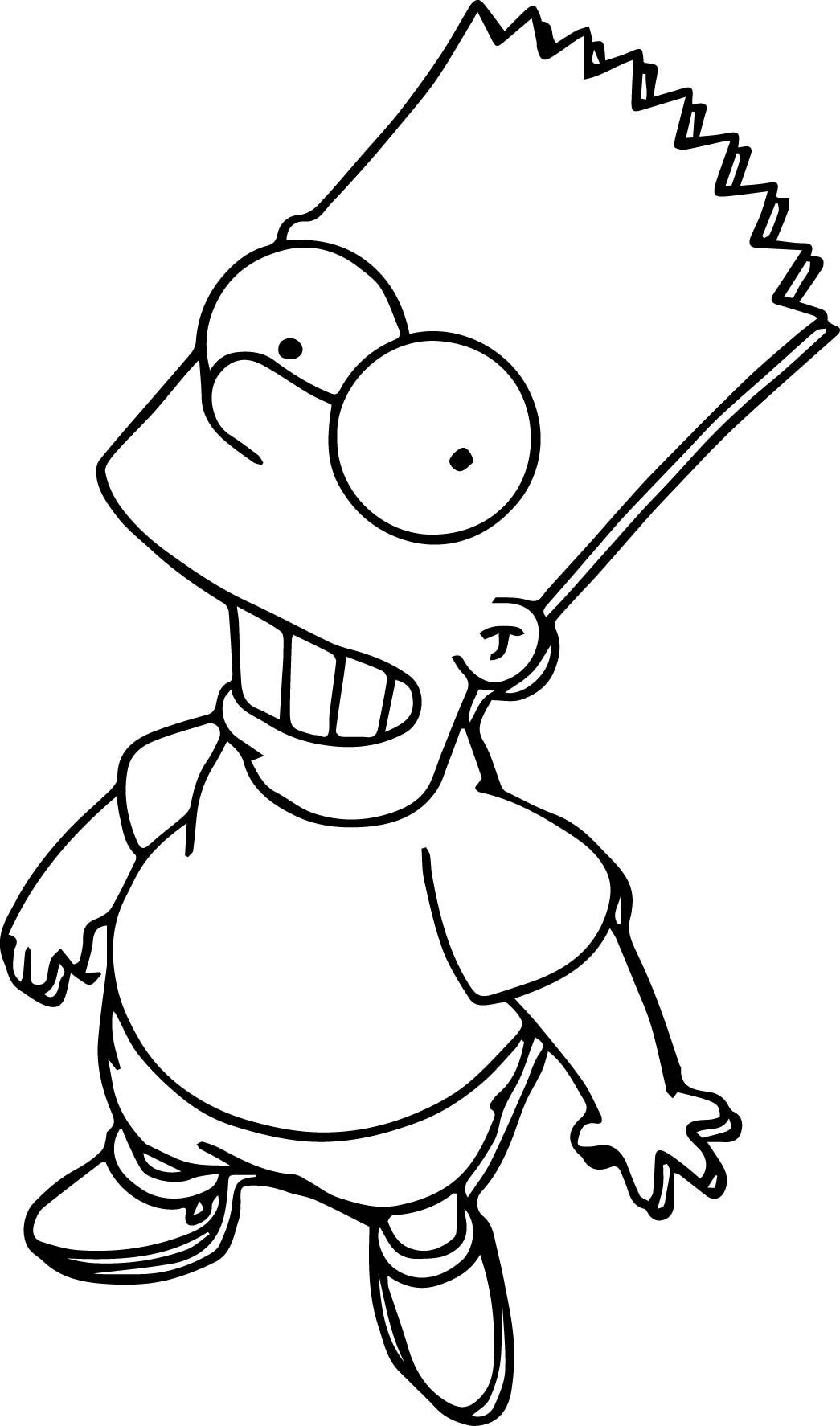 simpsons coloring book pages