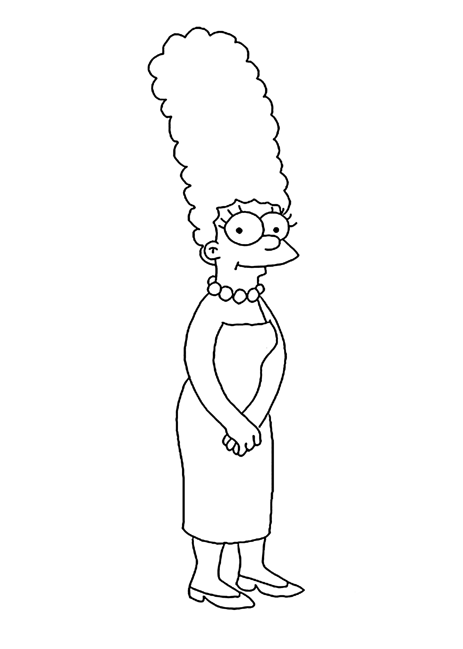 the simpsons movie coloring pages