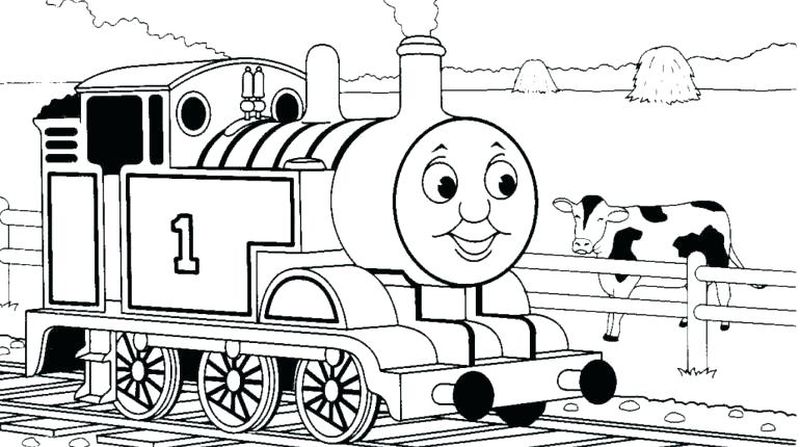 thomas the train and friends coloring pages